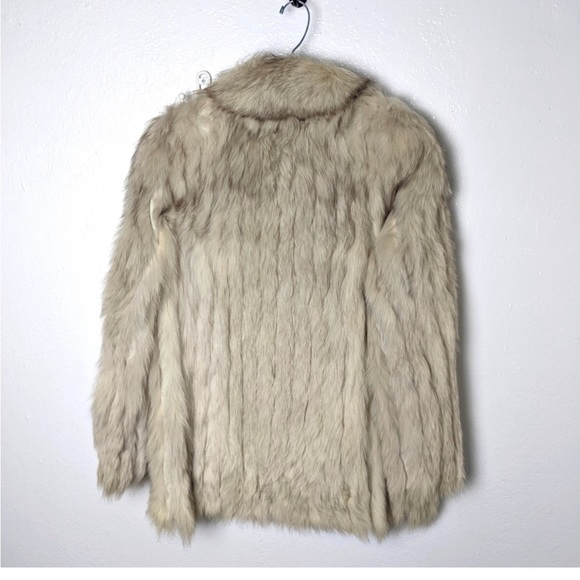 SAGA Fox Vintage Natural Blue Sable Fox Fur Women’s Jacket Size Small - Picture 12 of 14